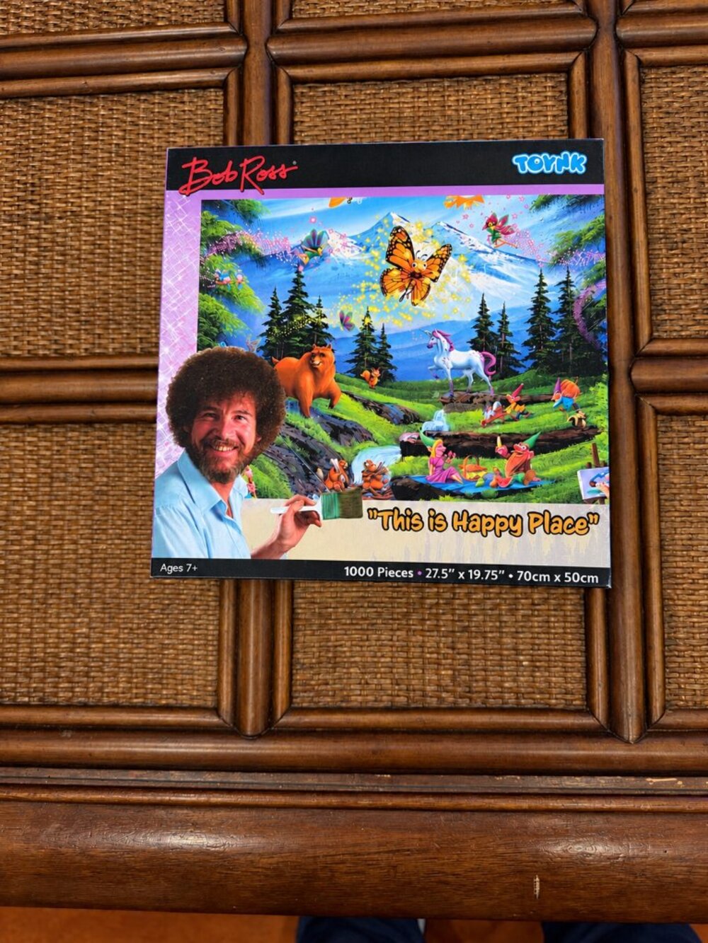 Bob Ross “This Is Happy Place” 1000 Piece Jigsaw Puzzle NEW